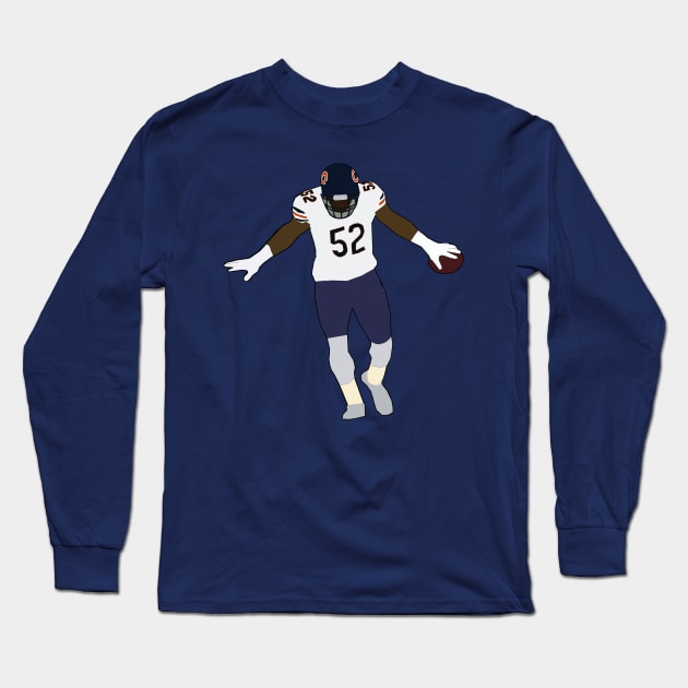 Khalil Mack - Chicago Bears Long Sleeve T-Shirt by xavierjfong